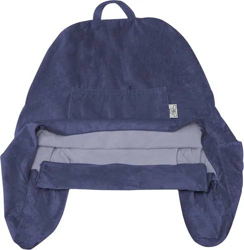 Vista 67 de Funda de almohada Husband Pillow solo para lectura - Funda para silla de lectura con generosos bolsillos traseros y laterales - Morado claro
