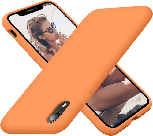 Vista 8 de Cordking Funda diseñada para iPhone XR, funda de silicona ultra delgada a prueba de golpes con [forro de microfibra suave antiarañazos], 6.1