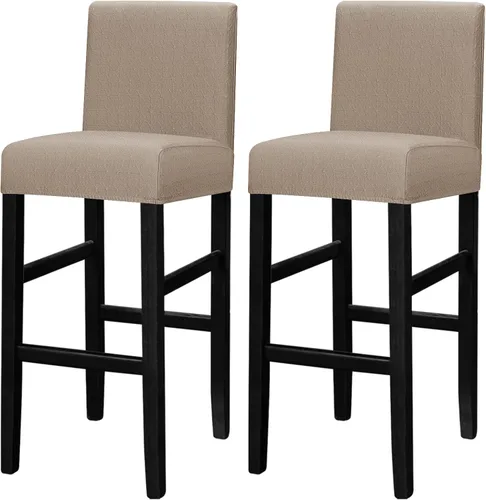 Vista 59 de Lellen - Fundas para taburete de bar de jacquard, fundas para silla de taburete de bar, fundas para silla de bar, fundas para taburete de bar