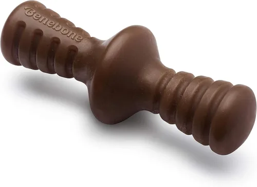 Vista 47 de Benebone Bone - Juguete masticable duradero para perros para masticadores agresivos, tocino real, fabricado en Estados Unidos, pequeño