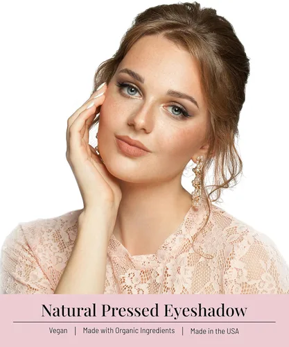Vista 3 de Mom's Secret Sombra de ojos 100% natural, orgánica, vegana, sin gluten, libre de crueldad, fabricada en los Estados Unidos, 0.09 oz (BamboM)