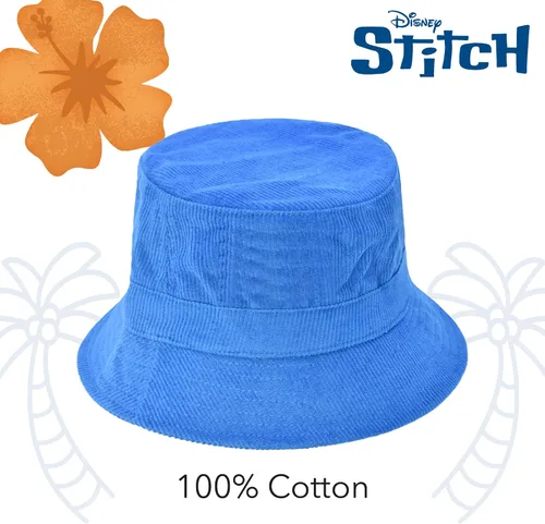 Vista 3 de Concept One Disney Lilo & Stitch Bucket Hat, Packable Travel Hat, Wide Brim Summer Hat