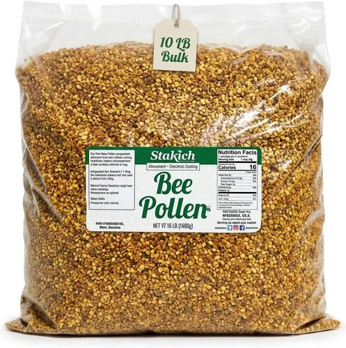 Vista 7 de Stakich gránulos de polen de abeja - 100% puro, natural, sin procesar, 16 onza, 1