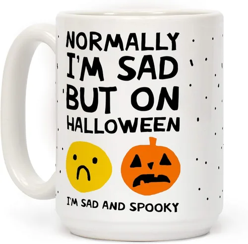Vista 10 de LookHUMAN Tazas de Halloween Taza de café de Halloween - Tazas de café para decoración ideales para amantes y entusiastas de la decoración - Taza