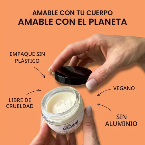 Vista 4 de The Natural Deodorant Co, Clean Bálsamo Desodorante Naranja + Bergamota 1.94 oz