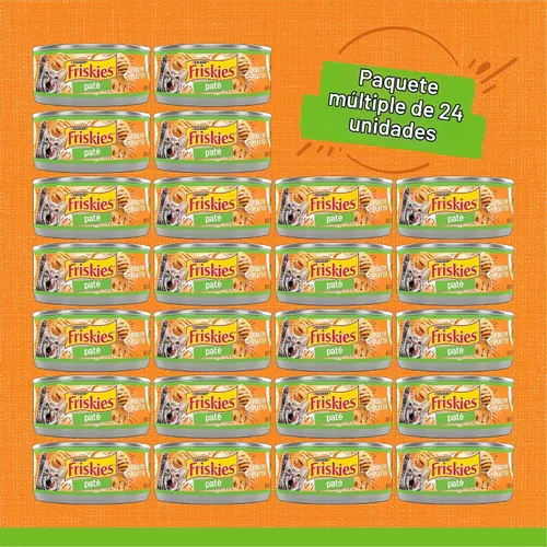 Vista 4 de Alimento húmedo para gatos Classic Pate de Purina Friskies, 5.5 onzas
