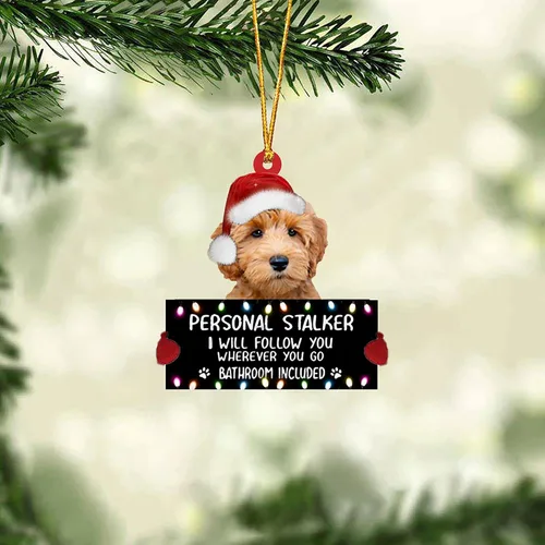 Vista 18 de Alaskan Malamute - Adorno colgante de coche para acechar personalmente, adorno de acrílico con nombre personalizado para perro, adorno de Navidad