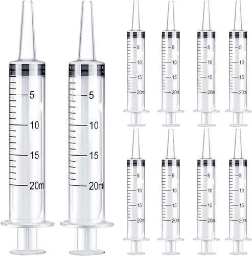 Vista 11 de Jeringa de 1ml sin aguja - 1 ml Jeringas pequeñas de plástico estériles empaquetadas individualmente con tapa para estudiantes de medicina