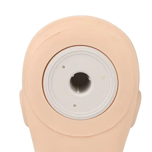 Vista 7 de Cabeza de maniquí de pestañas, cabeza de maniquí de extensión de pestañas, cabeza de práctica de goma de maquillaje de 3 capas, cabeza de muñeca