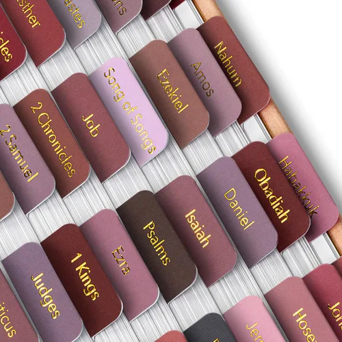 Vista 46 de Mr. Pen - Pestañas de la Biblia, 75 pestañas, tierra otoñal, letras doradas en relieve Laminated Bible Tabs for Women and Men, Bible Tabs for