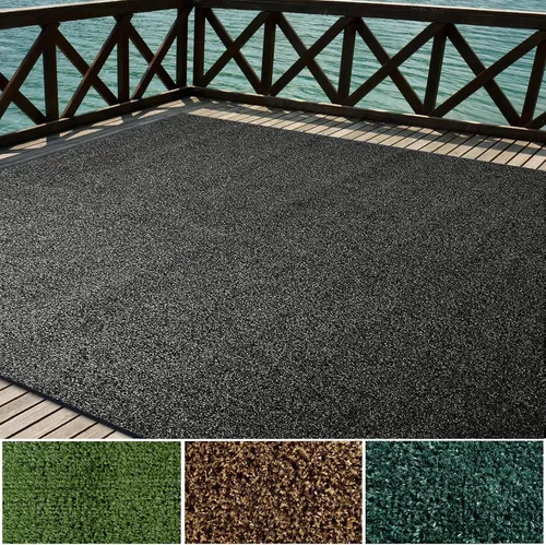 Vista 2 de iCustomRug - Alfombras de césped artificial para interiores y exteriores, muchos tamaños personalizados y anchos, bordes acabados con dobladillos a