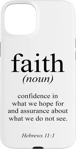 Vista 9 de Religious Jesus Christian Faith Definition Hebrews 11:1 Case for iPhone 17
