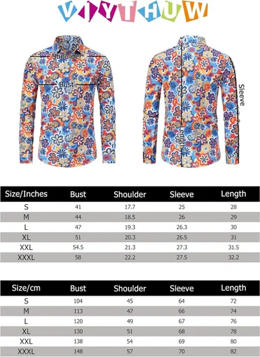 Vista 7 de Camisa de manga larga para hombre, diseño de cachemira floral, estilo hip hop, estilo casual, con botones, estilo clásico de los años 70