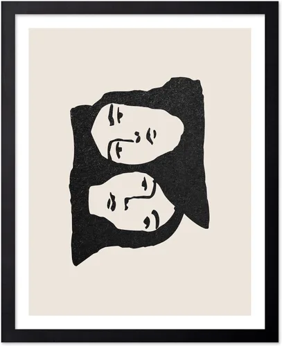 Vista 154 de Poster Master Faces Poster - Retro Women Print - Portrait Art - Sketch Illustration - Abstract Artwork - Woman Design - Chic Boho Design - Great