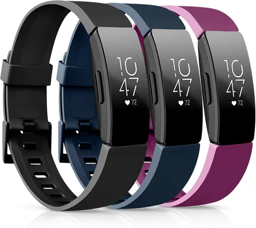 Vista 10 de Correas de poliuretano termoplástico (TPU) suave compatibles con Fitbit Inspire HR, Fitbit Inspire, Fitbit Ace 2, pulseras deportivas impermeables