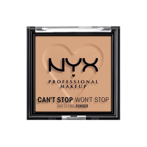 Vista 11 de NYX Professional Makeup Can't Stop Won't Stop - Polvo compacto matificante (claro)