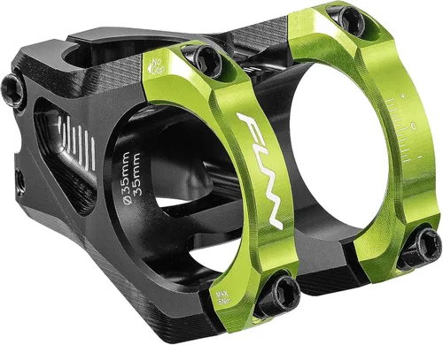 Vista 23 de Funn Vástago de bicicleta ecualizador con cero elevación, con abrazadera de barra de 1.378 in, vástago de bicicleta de aleación de 0 grados