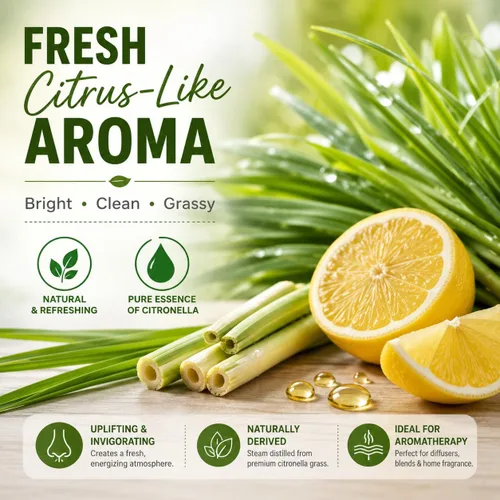 Vista 4 de Aceite esencial de citronela, 16 onzas líquidas, aceite esencial 100% puro de GreenHealth