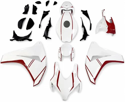 Vista 40 de US STOCK - Carenado blanco rojo naranja apto para Honda 2008-2011 CBR1000RR 006 Blanco Rojo Naranja