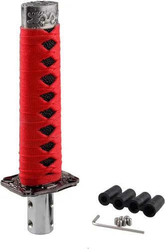Vista 9 de RYANSTAR - Pomo universal para palanca de cambios con espada, Katana Samural, palanca de cambios compatible con automóviles manuales, la mayoría