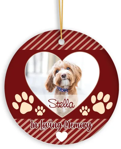 Vista 17 de Adorno de bebé de primera Navidad con foto personalizada, adorno de árbol de Navidad con foto personalizada, adorno de recuerdo de bebé, regalo