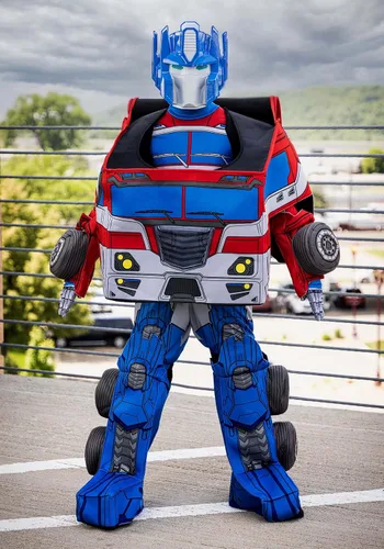 Vista 3 de Disfraz de Optimus Prime de Transformers para niño