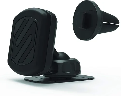 Vista 11 de Scosche MAGDM2 MagicMount - Soporte magnético de teléfono para salpicadero, cabezal magnético ajustable de 360°, soporte universal para teléfono