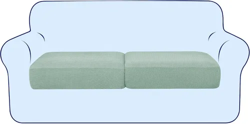 Vista 72 de subrtex Funda de Cojín Elástica Suave para Asiento de Sofá Funda Deslizable de Spandex para Silla y Sofá Adecuada para 1-2-3 Plazas Reemplazo