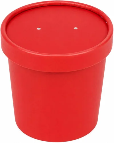 Vista 14 de Restaurantware Bio Tek - Tapas para sopa de papel azul, 200 desechables, 12 onzas, redondas, estilo moderno, herméticas, se venden por separado Azul