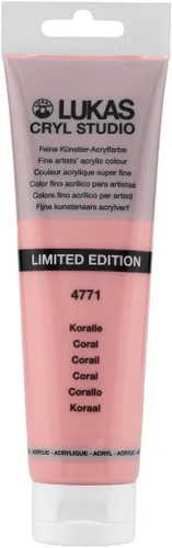 Vista 43 de Lukas CRYL Studio Artist - Pintura acrílica para artistas, Alizarín Carmesí, tubo de 125 ml - Pinturas acrílicas de alto pigmento para pintura