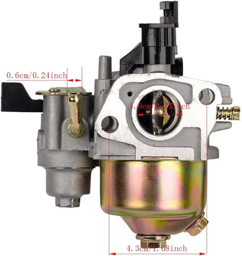 Vista 3 de Kit de carburador GX160 + bobina de encendido y filtro de aire compatible con GX120 GX140 GX160 GX168 GX200 5.5hp 6.5hp para generador de motor