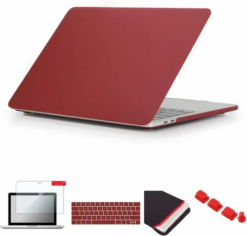 Vista 82 de Se7enline Compatible con MacBook Pro Touch Bar Case 2016/2017/2018/2019, funda rígida mate para Mac Pro de 13 pulgadas, A1706/A1989/A2159, funda
