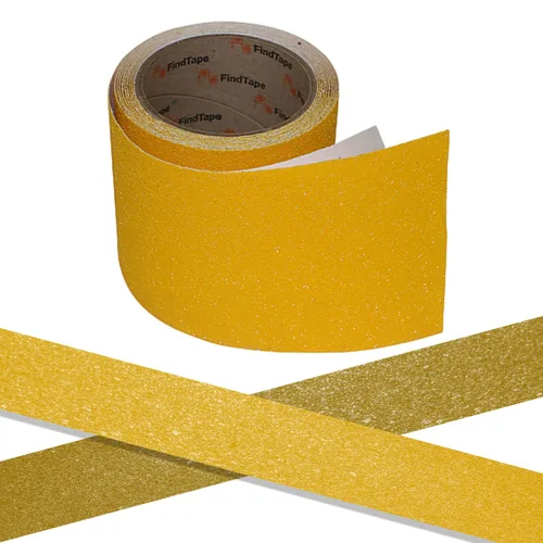 Vista 16 de FindTape AST-35 Cinta Antideslizante Premium [Negro]: 4 pulg. x 10 pies (negro)