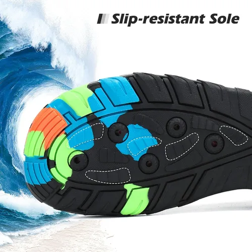 Vista 4 de Mishansha - Zapatos de agua para hombres y mujeres, secado rápido, para natación, buceo, surf, deportes acuáticos, piscina, playa, senderismo, yoga.