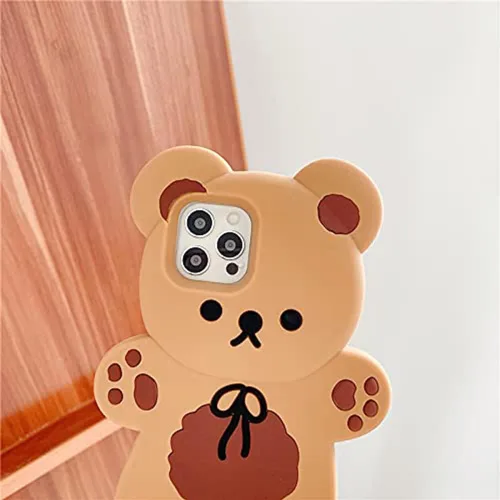 Vista 6 de UnnFiko Fundas para teléfono de iPhone 7/8 para mujeres y niñas, funda de goma suave con diseño retro clásico 3D, carcasa protectora de silicona