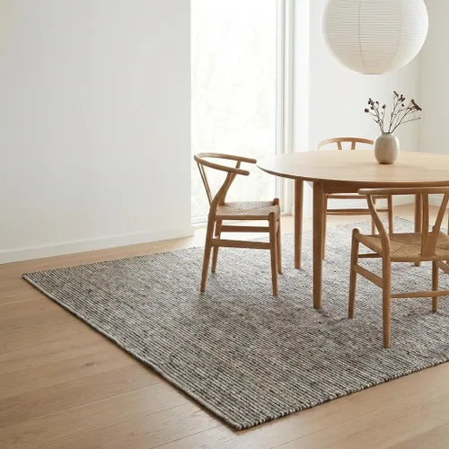 Vista 7 de Fab Habitat Expert Weavers - Alfombra de lana india pura enganchada a mano para interiores, proporciona comodidad y belleza para el uso diario