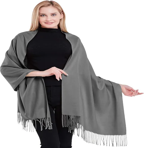 Vista 21 de CJ Apparel 100% Cashmere Shawls Shawl Scarf Wrap Stole Scarves Wraps Stoles Azul bebé