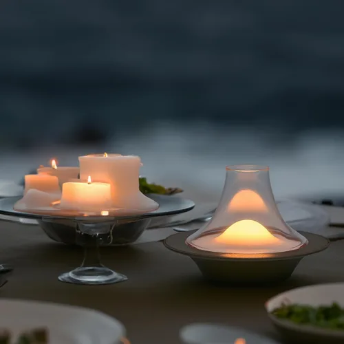 Vista 7 de Owlpack Puff Lámpara de mesa LED recargable inalámbrica con atenuador ajustable, color marrón oliva Adjustable Dimmer, Bedside, Nightstand