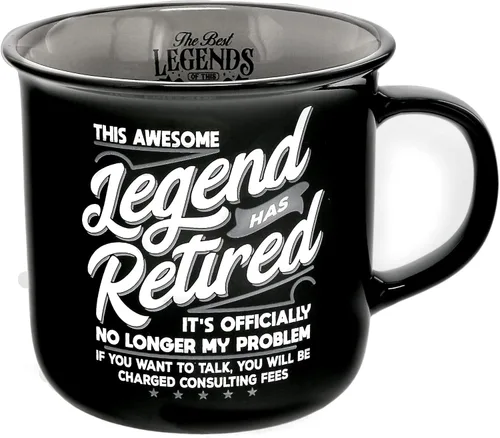 Vista 11 de Pavilion Gift Company - Dad The Legend - Taza de cerámica de 13 onzas, taza de café de doble cara, regalo del día del padre, 1 unidad, paquete de 1