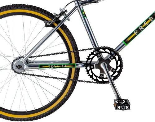 Vista 11 de Schwinn Sting Pro and Predator Team - Bicicleta BMX para niños/jóvenes, diseño retro, de una sola velocidad, marco de acero Hi-Ten, ruedas de 20