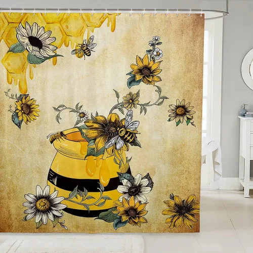 Vista 7 de Capybara - Cortina de ducha 3D Capybara para amantes de Capybara, divertida cortina de ducha de baño Capybara, cortinas de baño impermeables de tema