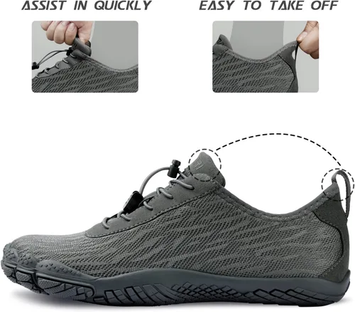 Vista 6 de SIMARI WP005 - Zapatos acuáticos unisex, deportes acuáticos, sensación descalza, de secado rápido, para playa, natación, yoga, surf, piscina