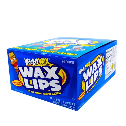 Vista 5 de Tootsie Roll Wack-O-Wax - Caja de 24 unidades, sabor a cereza