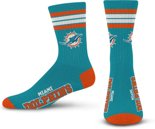 Vista 13 de For Bare Feet - Calcetines para hombre de la NFL, con 4 rayas, de la serie Deuce Performance Crew Los Ángeles Rams