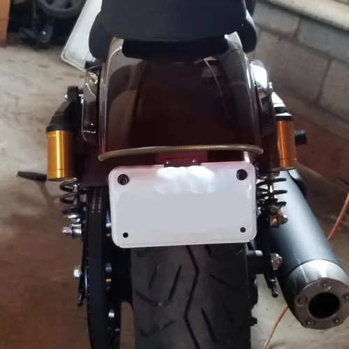 Vista 3 de Soporte de luz trasera de lente ahumada ámbar LED Fender para Victory Vegas 2003-2017