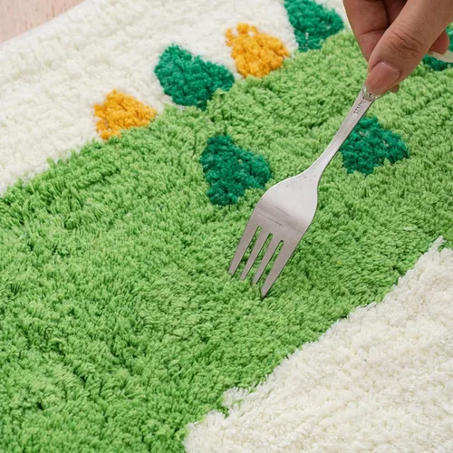 Vista 3 de Alfombras de baño, bonita alfombra de baño con forma de animal, no sorbe, absorbente, divertida decoración, alfombra de baño para baño, bañera