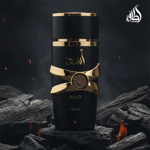 Vista 5 de Lattafa Perfume Importado de Larga Duración de Lujo en Spray Asad Premium Fragancias Refrescantes de Oud y Almizcle Eau De Parfum 100 ml Perfume