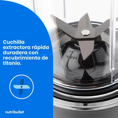 Vista 8 de NutriBullet Ultra Personal Blender NB50500, 32 onzas, Gris Gris metalizado