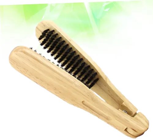 Vista 6 de 2 peines alisadores de cabello para mujer, pinza para el cabello, cepillo para enderezar el cabello, cepillo para enderezar el cabello, peine