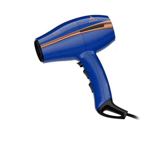 Vista 2 de Andis 84040 Pro Dry Elite - Secador de pelo iónico de turmalina multiajuste de 1875 W, 3 ajustes de calor y 2 ajustes de velocidad, accesorio de Azul